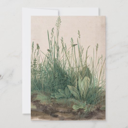 アルブレヒトデュラー素晴らしピースオブターフ 招待状 (正面)