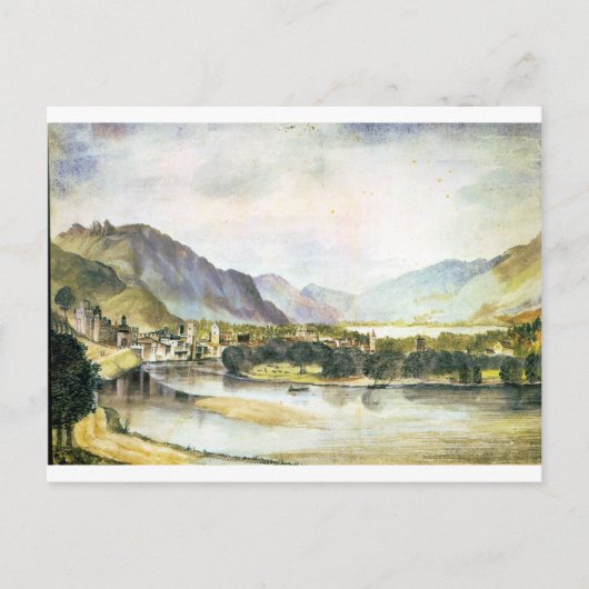 アルブレヒト・デュラーによるトレントの街 ポストカード (正面)