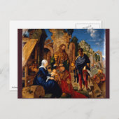 アルブレヒト・デュラーによるマギ崇拝 ポストカード (正面/裏面)