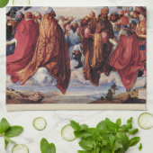 アルブレヒト・デュラーによる三位一体の崇拝， 1511 キッチンタオル (折り畳み)