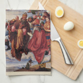 アルブレヒト・デュラーによる三位一体の崇拝， 1511 キッチンタオル (四つ折り)
