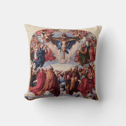 アルブレヒト・デュラーによる三位一体の崇拝, 1511 クッション (正面)