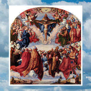 アルブレヒト・デュラーによる三位一体の崇拝， 1511 ポスター