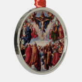 アルブレヒト・デュラーによる三位一体の崇拝， 1511 メタルオーナメント (右)