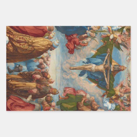 アルブレヒト・デュラーによる三位一体の崇拝, 1511 ラッピングペーパーシート (正面3)