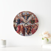 アルブレヒト・デュラーによる三位一体の崇拝, 1511 ラージ壁時計 (ホーム)