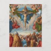 アルブレヒト・デュラーによる三位一体詳細の崇拝 ポストカード (正面)