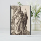 アルブレヒト・デュラーによる使徒の聖バルトロミュー サンキューカード (スタンド正面)