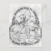 アルブレヒト・デュラーによる馬の最後の死 ポストカード (正面)