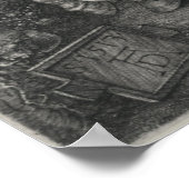 アルブレヒト・デュラーによる騎士と死と悪魔 ポスター (角)