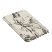 アルブレヒト・デュラーのコラムに結ばれる聖セバスチャン マグネット (右側)