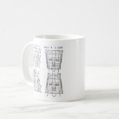 アルブレヒト・デュラーの勉強 コーヒーマグカップ (正面左)