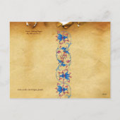 アルブレヒト・デュラーの天使を作る音楽 シーズンポストカード (裏面)