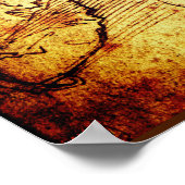 アルブレヒト・デュラーの天使を作る音楽 ポスター (角)