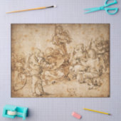 アルブレヒト・デュラーの天使を作る音楽 薄葉紙 (クラフト)