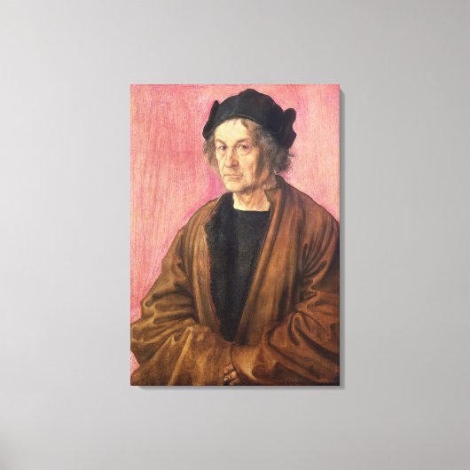 アルブレヒト・デュラーの父， 1497 キャンバスプリント (正面)