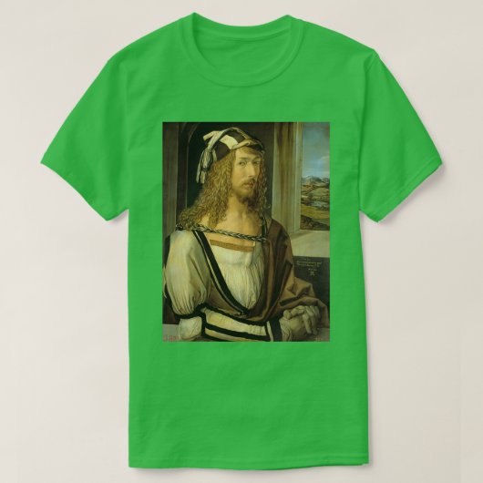 アルブレヒト・デュラーの自画像 Tシャツ (デザイン正面)