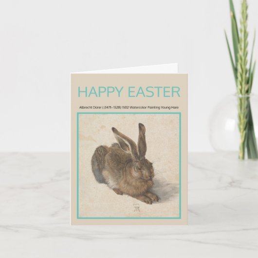 アルブレヒト・デュラー1502 HAREイースターカード カード (正面)