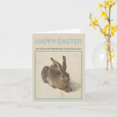 アルブレヒト・デュラー1502 HAREイースターカード カード (黄色い花)