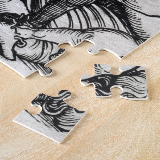 アルブレヒト・デュラー4馬蹄類のアポカリプス岬 ジグソーパズル (側面)