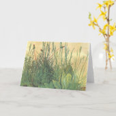 アルブレヒト・デュラー – ターフの大きな作品 カード (黄色い花)