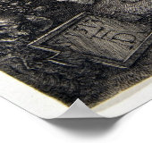 アルブレヒト・デュラー・ナイト死と悪魔 ポスター (角)