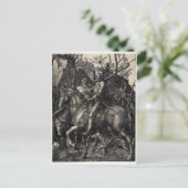 アルブレヒト・デュラー・ナイト死と悪魔 ポストカード (スタンド正面)