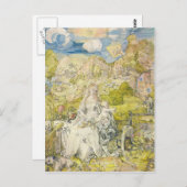 アルブレヒト・デュラー – マドンナと多くの動物 ポストカード (正面/裏面)