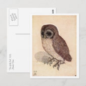 アルブレヒト・デュラー「リトル・フクロウ」 ポストカード (正面/裏面)
