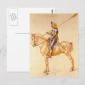 アルブレヒト・デュラー – 装甲のライダー ポストカード (正面/裏面)