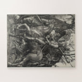 アルブレヒト・デュラー – 騎士、死と悪魔 ジグソーパズル (横)