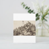 アルブレヒト・デューラーによる聖アントニウスの読書 ポストカード (スタンド正面)