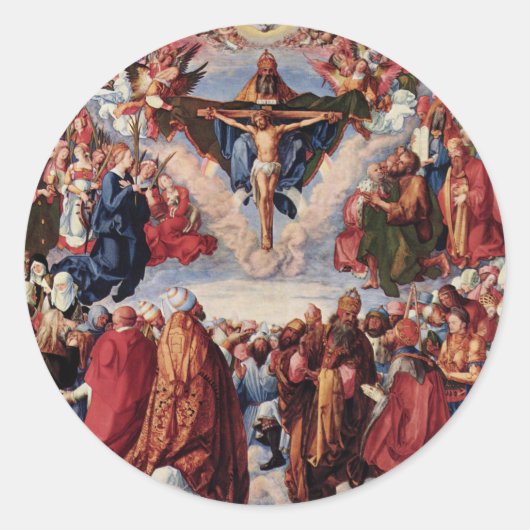 アルブレヒト・デューラーによる「三位一体の礼拝」1511年 ラウンドシール (正面)