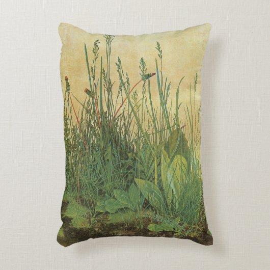 アルブレヒト・デューラーによる『大きな草原の片隅』 アクセントクッション (正面(垂直))