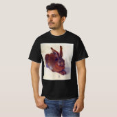 アルブレヒト・デューラーによる「若い野兎」 ルネサンスの美術 Tシャツ (正面フル)