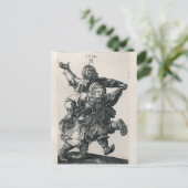 アルブレヒト・デューラーによる『踊る農夫夫婦』 ポストカード (スタンド正面)