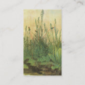 アルブレヒト・デューラー作「大きな草原の断片」 名刺 (裏面)