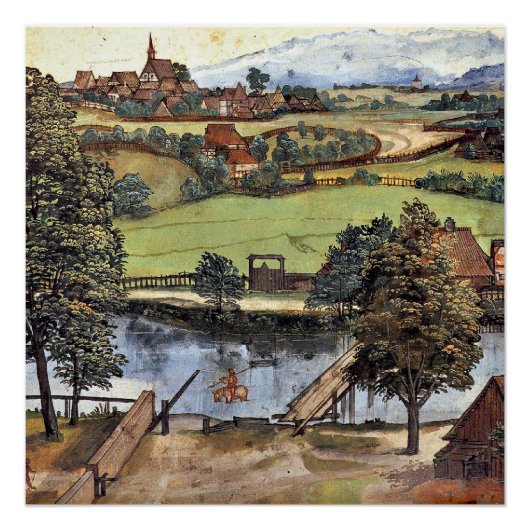 アルブレヒト・デューラー、ペイグニッツのトレフィルリア。 ポスター (正面)