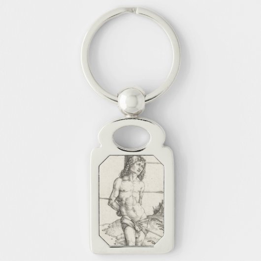 アルブレヒトDurerがコラムに結ぶ聖者セバスチャン キーホルダー (正面)