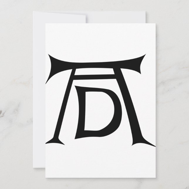 アルブレヒトDurerシグネチャーモノグラム (正面)