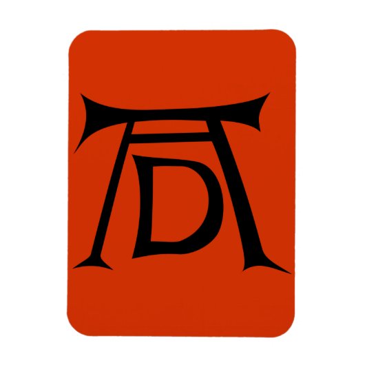 アルブレヒトDurerシグネチャーモノグラム マグネット (縦)