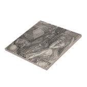 アルブレヒトDurer著刻むうつ病I タイル (側面)