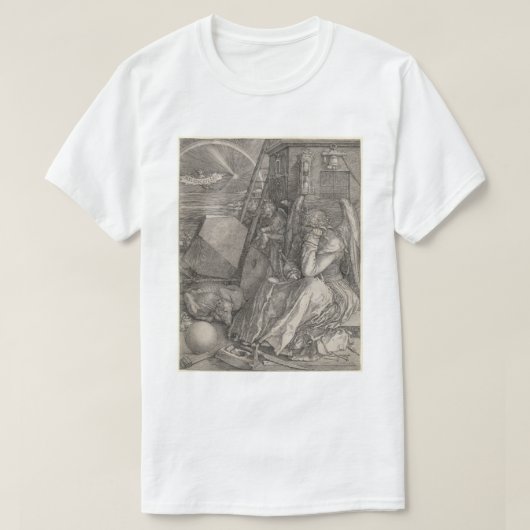 アルブレヒトDurer著刻むうつ病I Tシャツ (デザイン正面)