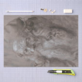 アルブレヒトDurer著老人の頭部 薄葉紙 (クラフト)