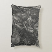 アルブレヒトDurer著騎士、死および悪魔 アクセントクッション (裏面(縦))