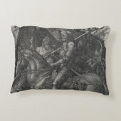 アルブレヒトDurer著騎士、死および悪魔 アクセントクッション (裏面)