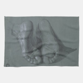 アルブレヒトDurer著2つの足の勉強 キッチンタオル