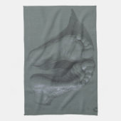 アルブレヒトDurer著2つの足の勉強 キッチンタオル (縦)