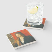 アルブレヒトDurer著Oswolt Krelのポートレート ストーンコースター (横)