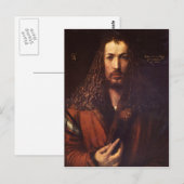 アルブレヒトDurer – セルフポートレート2 ポストカード (正面/裏面)